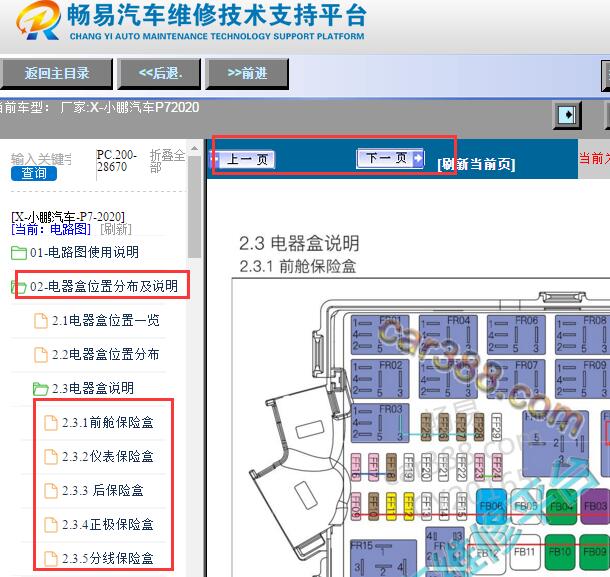 2020年小鹏P7保险丝资料