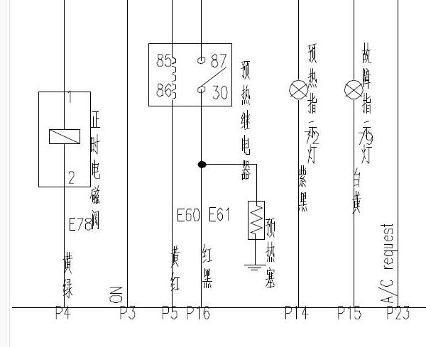 中兴威虎CYQD80发动机电路图