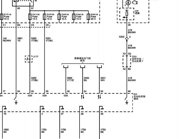 德尔福MT60电脑电路图