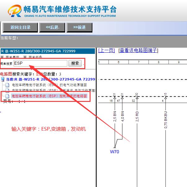 2011年奔驰R300L  发动机 abs系统 变速箱电路图