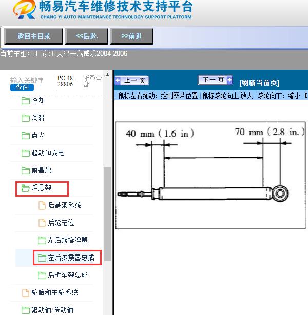 2004-2006年天津一汽-威乐减震器维修手册