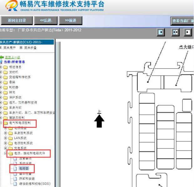 2011-2012年日产骐达保险丝继电器资料