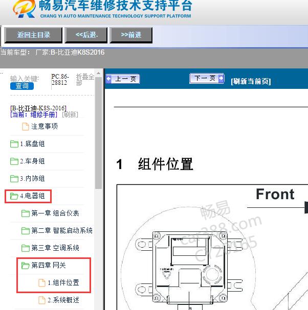 2016年比亚迪-K8S网关位置