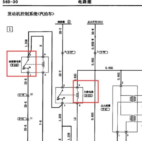 猎豹黑金刚4G64S4M  发动机电路图