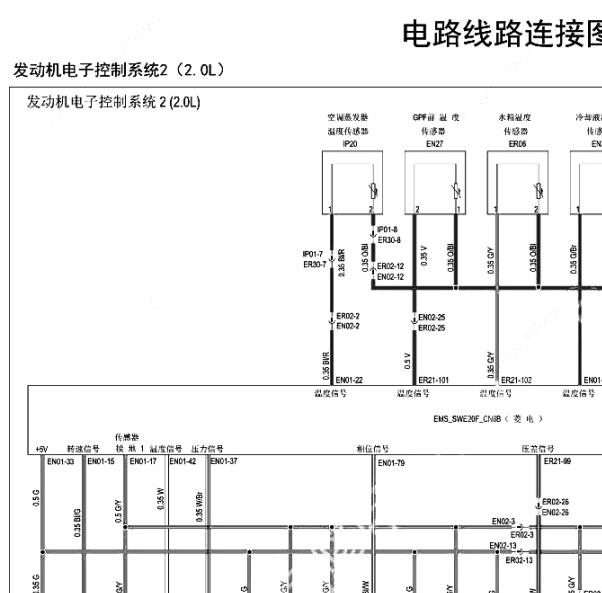 2021年金杯海狮发动机电路图