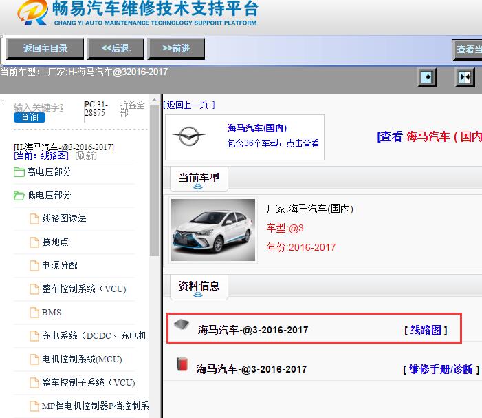 海马汽车-@3-2016-2017[ 线路图 ]