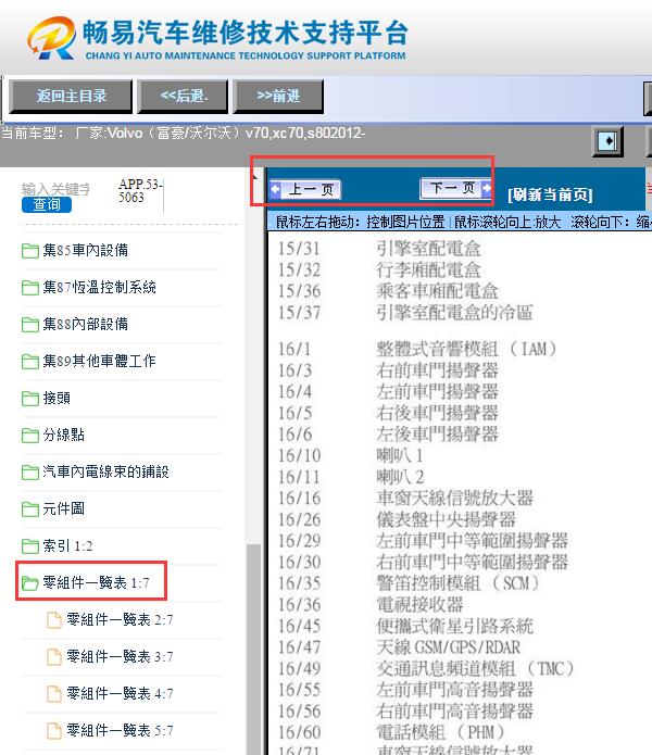 2012年沃尔沃S80  代码说明
