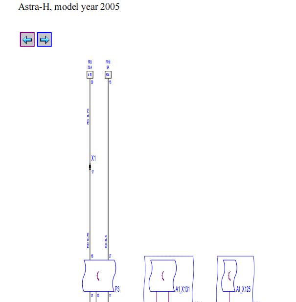 2005年欧宝雅特仪表电路图