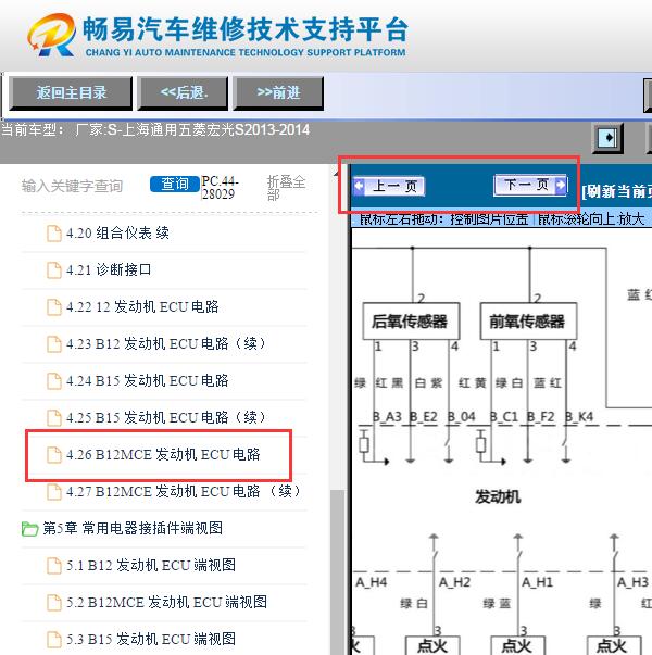 2013年五菱宏光S  发动机电路图