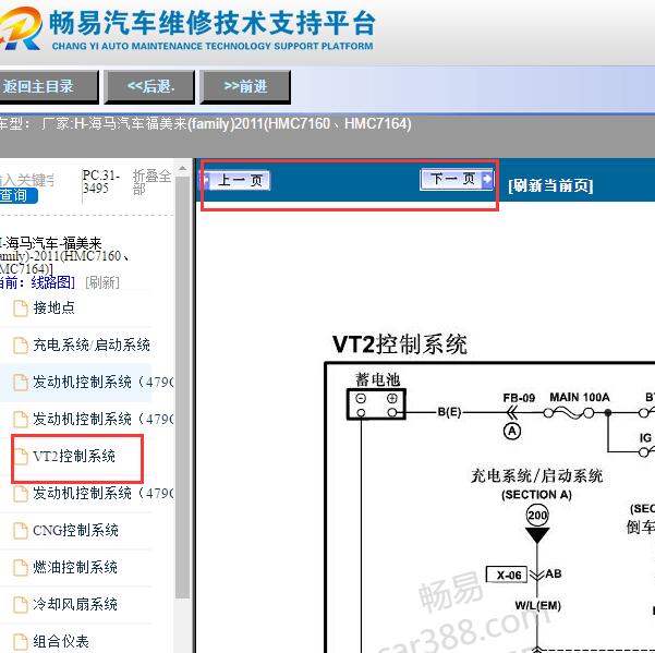 2011年海马福美来变速箱电路图