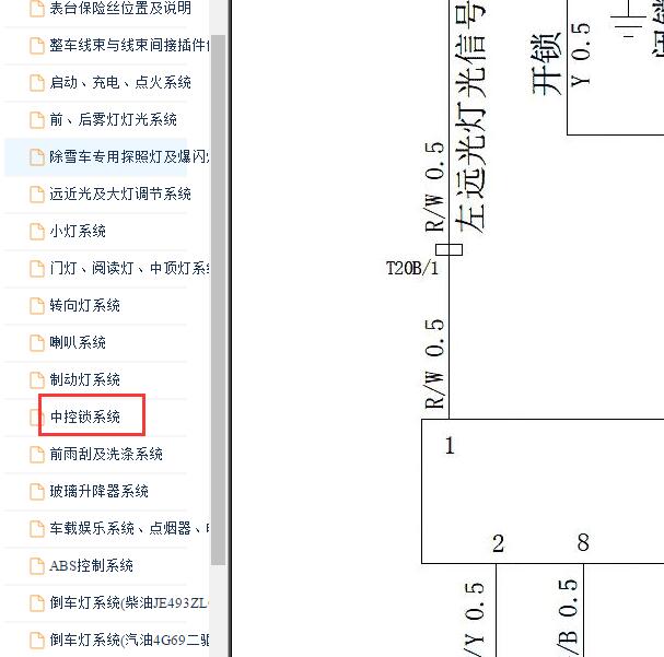 2018年黄海N2中控电路图