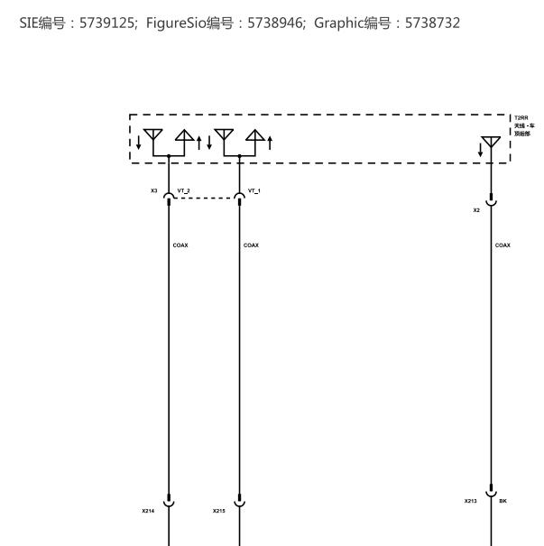 2022年凯迪拉克XT5仪表与收音机电路图