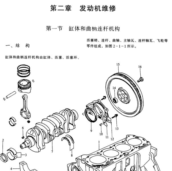长安之星465发动机维修手册
