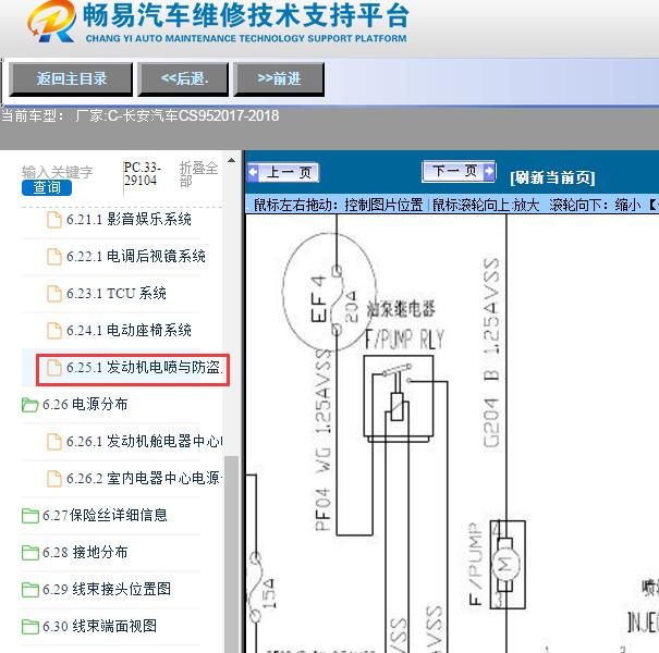 2017-2018年长安汽车-CS95 发电机电路图