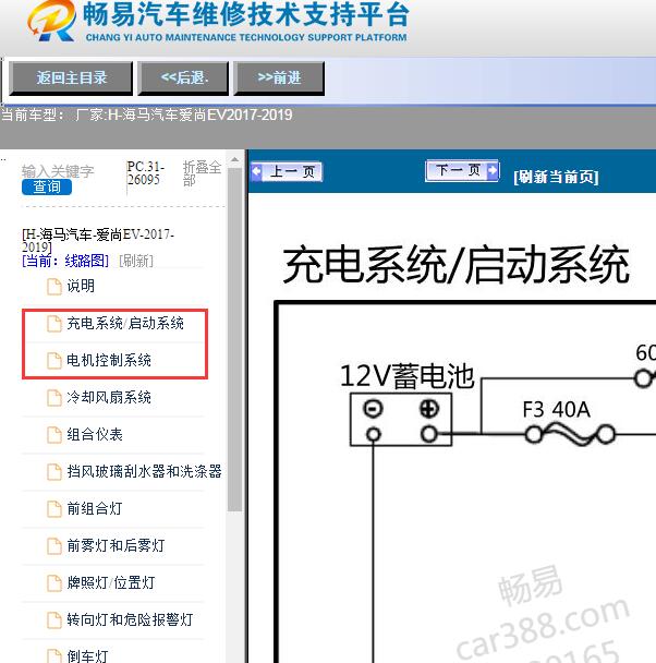 2017年海马爱尚EV充电电路图