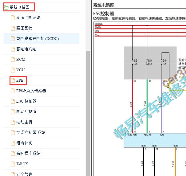 2021年奇瑞小蚂蚁电子制动电路图