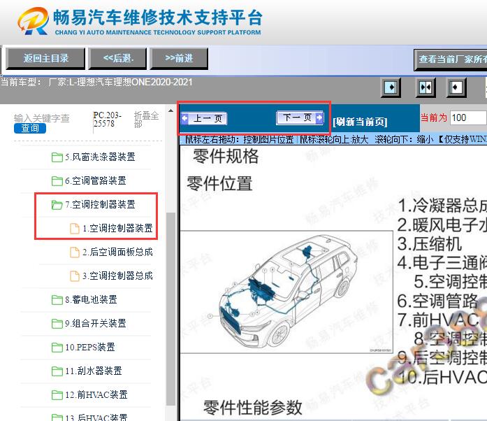 2021年理想ONE  空调位置