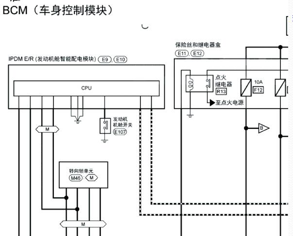 2020年东风启辰星车身电脑电路图