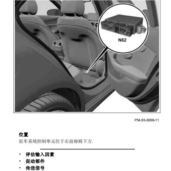 2015年奔驰C180L雷达控制模块位置