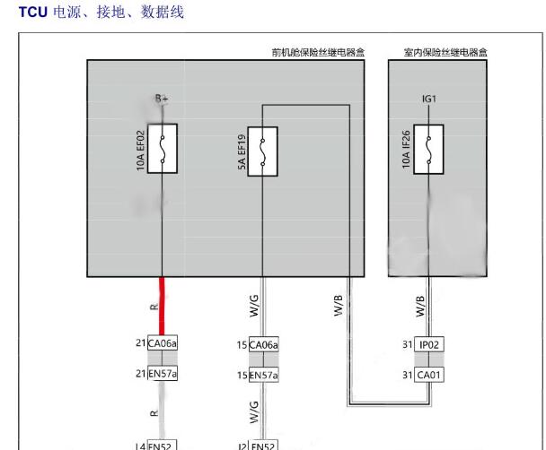 2021年吉利全新帝豪变速箱电路图