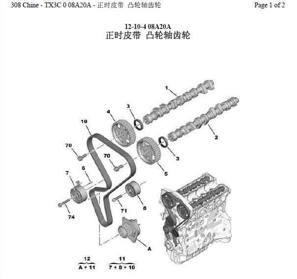 TU5JP4发动机正时