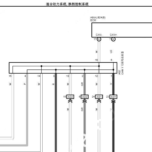 2022年丰田塞纳混动系统电路图