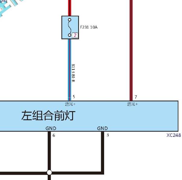 2019年哈弗H6灯光电路图