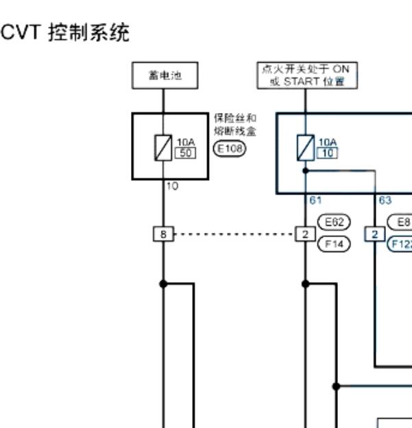 2017年启辰T70  变速箱电路图