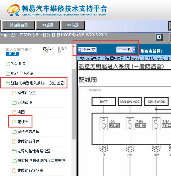 2015年纳智捷优6   无钥匙一键启动电路图
