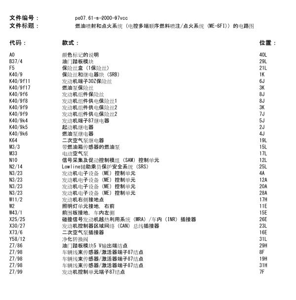 2015年奔驰威霆272924发动机电路图