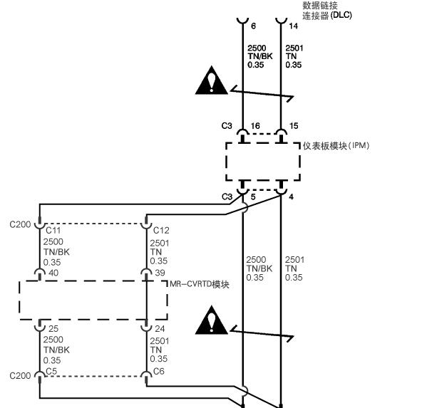 2007年凯迪拉克赛威网络通讯电路图