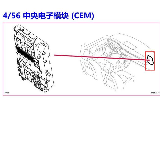 2017-2018年沃尔沃XC60 中央电子模块位置