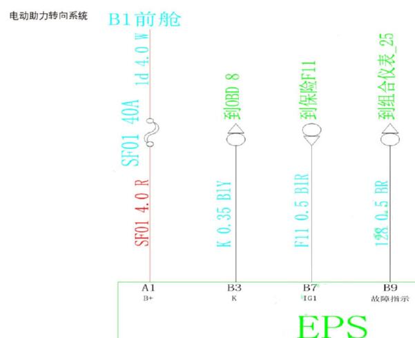 2021年金杯T32转向助力电路图