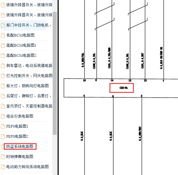 2015-2018年中华V3网络通讯电路图