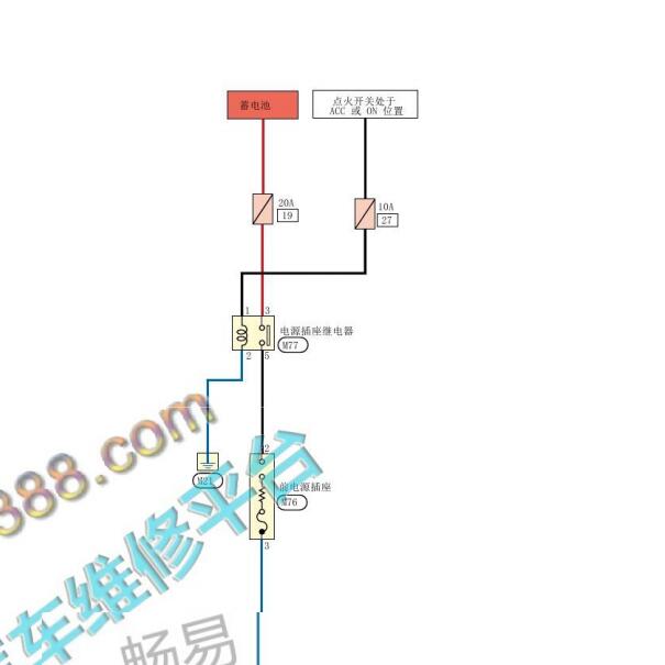 2018年日产劲客 电源电路图