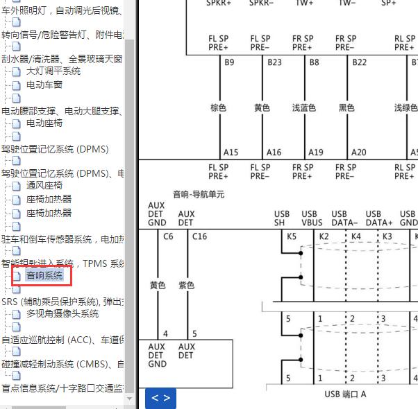 2018年讴歌TLX  音响电路图
