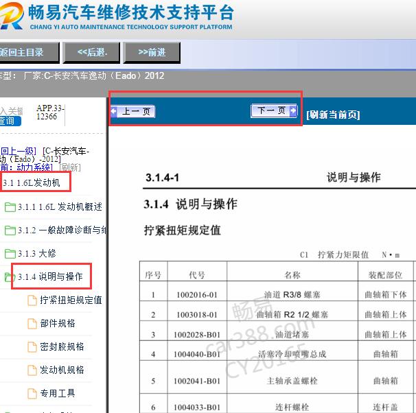 2012年长安逸动（Eado）发动机数据