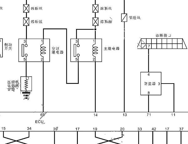 2011年日产帅客TU5JP4发动机电路图