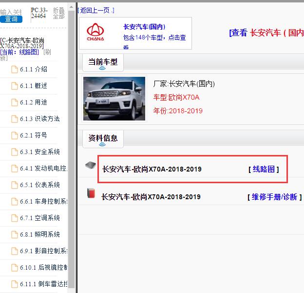 2018年长安欧尚X70A电路图