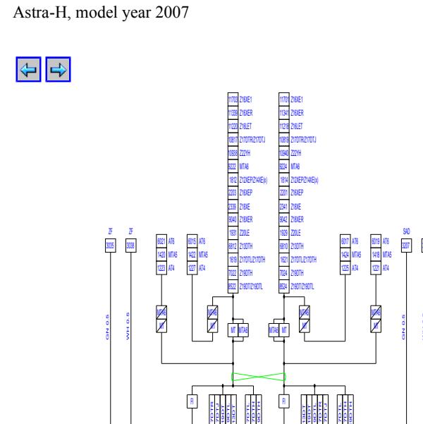 2007年欧宝雅特  OBD网络电路图