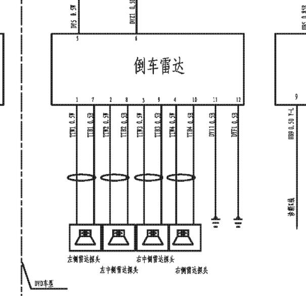 长丰猎豹黑金刚雷达电路图