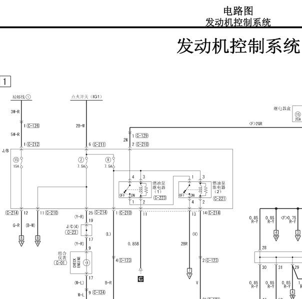 2014年菱智M5 4G63S4发动机电路图
