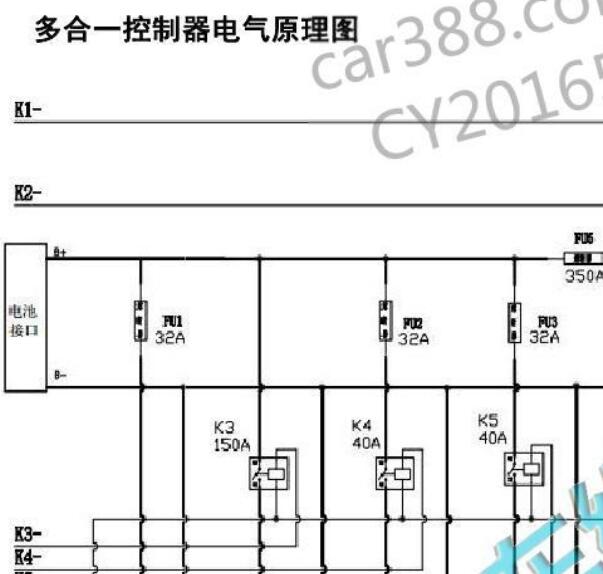 2019年东风俊风E11K控制器电路图与针脚