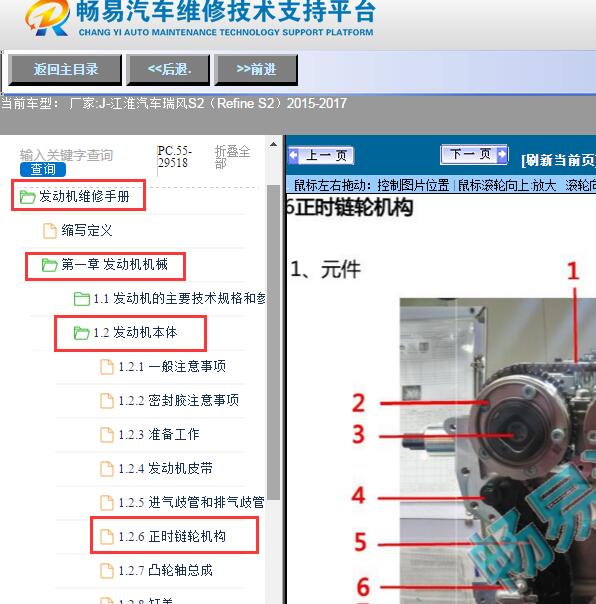 2015-2017年江淮汽车-瑞风S2（Refine S2）发动机正时维修手册