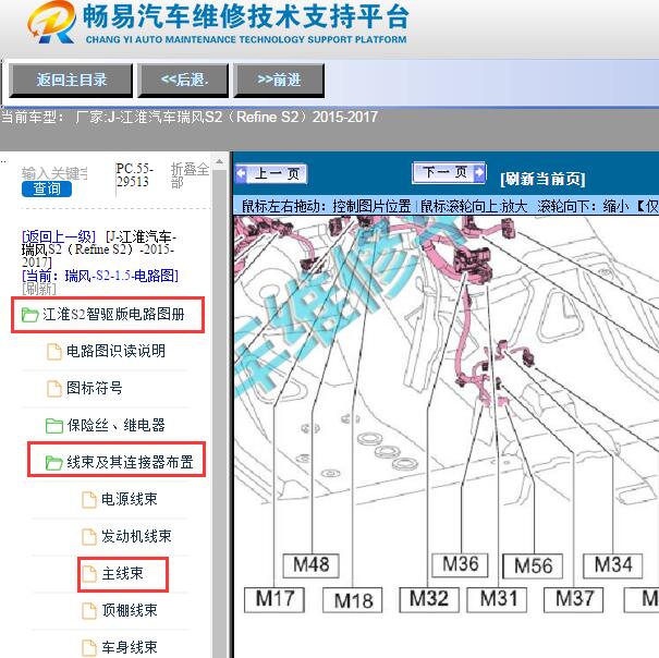 2015-2017年江淮汽车-瑞风S2（Refine S2）遥控模块位置
