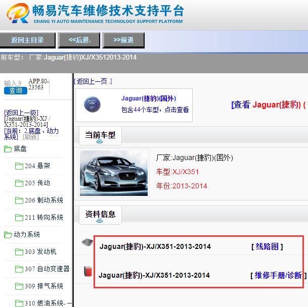 2013年捷豹XJ35电路图与维修手册