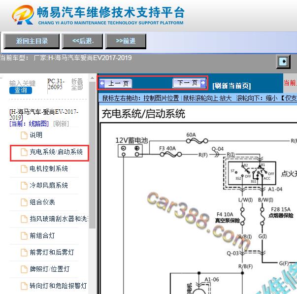2016-2019年海马爱尚EV充电电路图