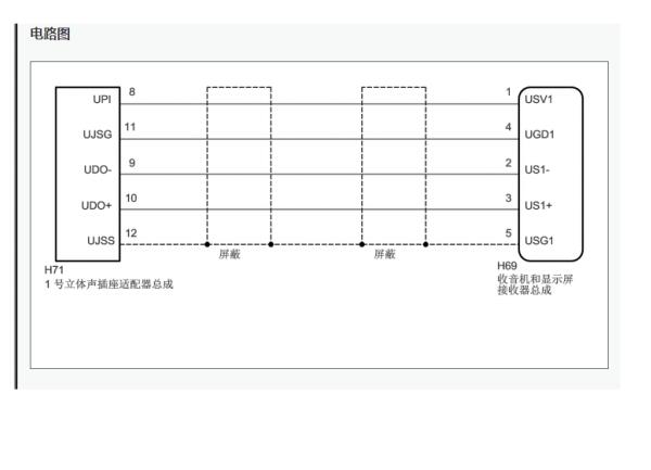 丰田皇冠和霸道USB电路图和相关针脚资料