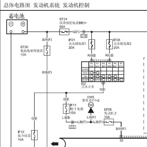 森雅R7 CA4GB16发动机电路图和针脚