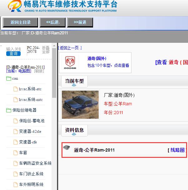 道奇-公羊Ram-2011[ 线路图 ]
